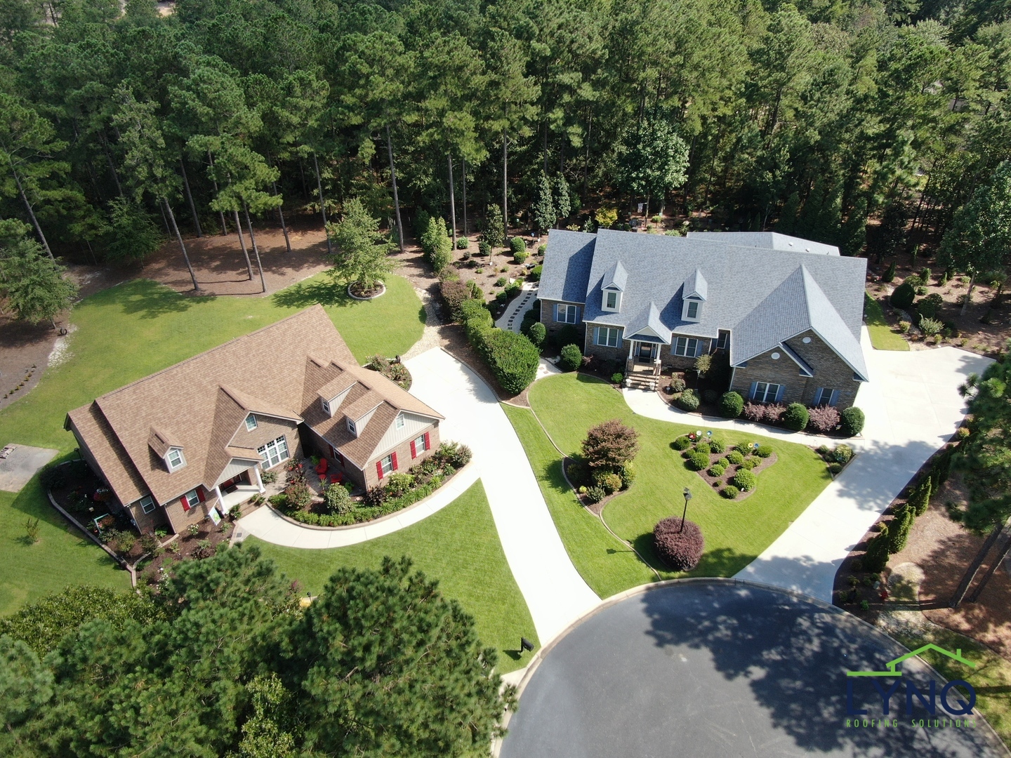 Well-maintained residential roof served by LYNQ Roofing in Newberry